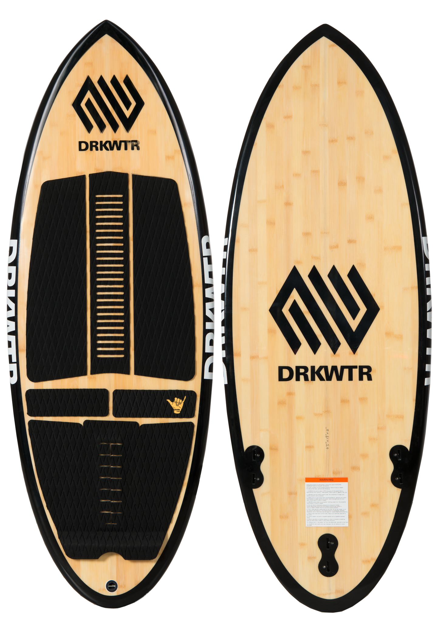 BLACK BAHAMA BAMBOO WAKE SURFER