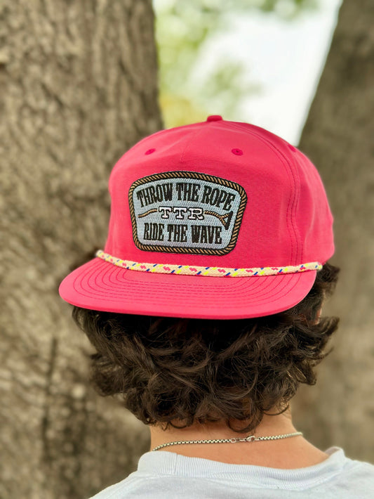 TTR Patch Hat - Hot Pink