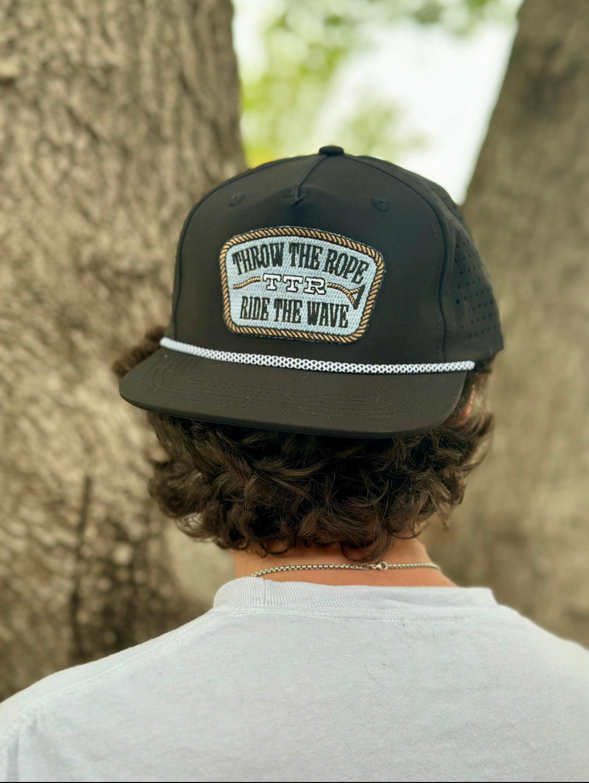 TTR Patch Hat - Water Resistant- Black