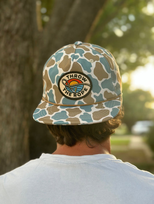 Camo TTR patch hat.