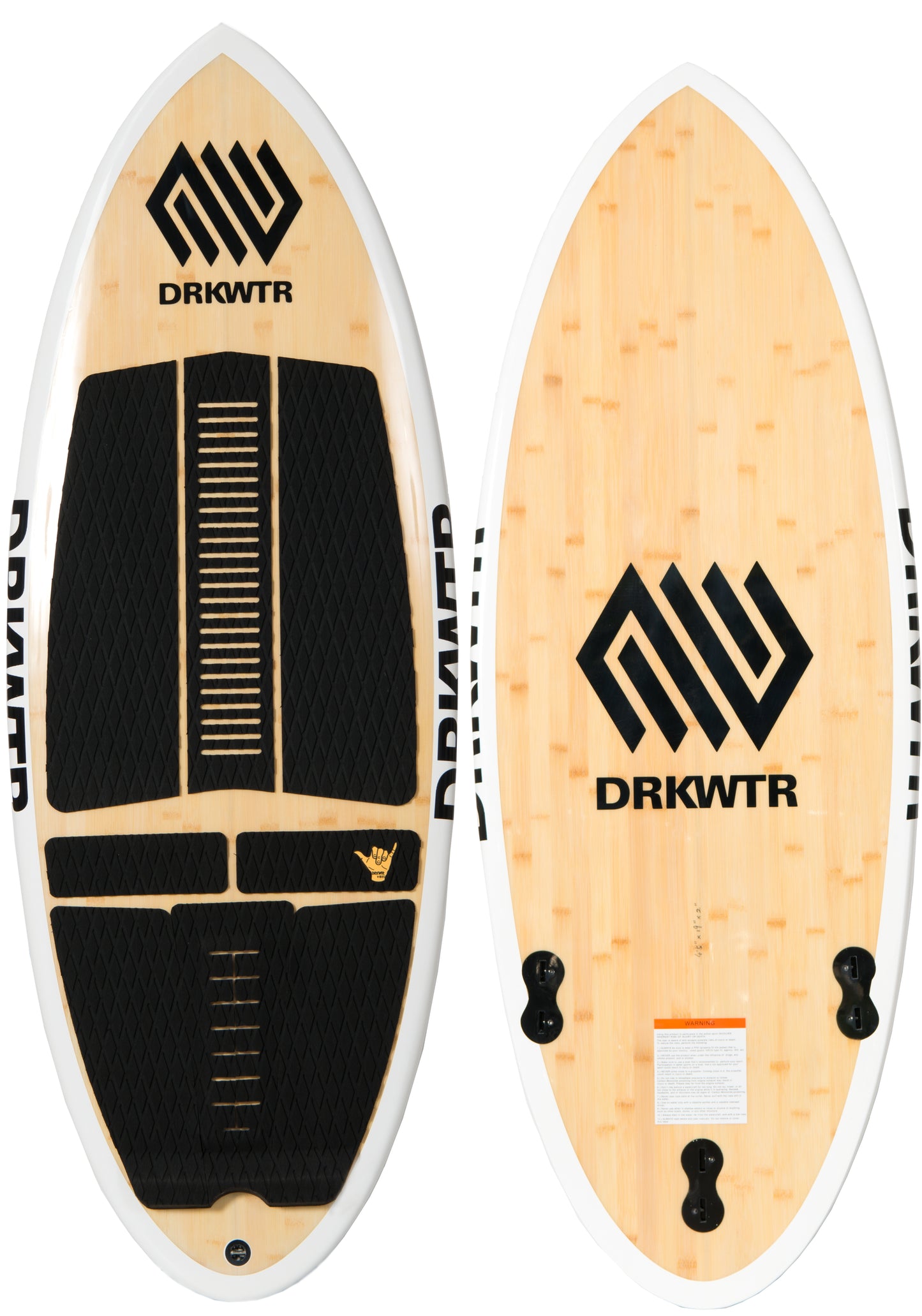 WHITE BAHAMA BAMBOO WAKE SURFER