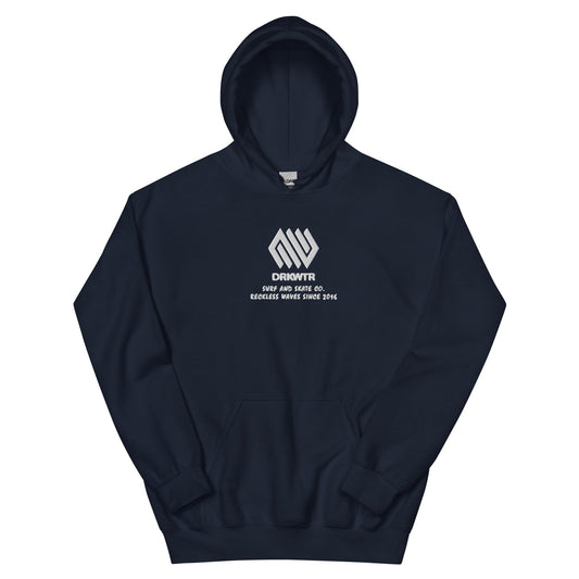 DRKWTR Reckless wakes embroidered Hoodie